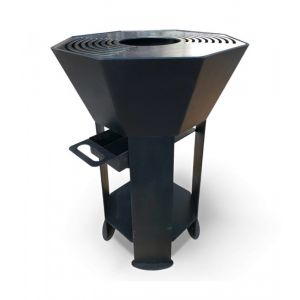 Pack Bras&eacute;ro ext&eacute;rieur AKNOR avec plaque de cuisson grillade - Jardin d'Acier PACK-AK-2 - Neuf