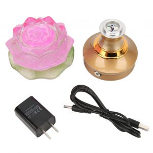 Lampe LED bouddhiste coloree a economie d'energie, luminaire decoratif, prise americaine 100-240 V - Neuf