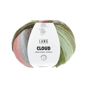 Pelote De Laine Cloud - 100gr - Lang Yarns. Color : 20 Multicolore - Neuf