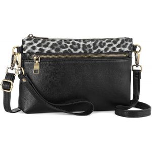 TZF-Sac Bandoulière Femme Petit en Cuir avec Bandoulière Amovible et Réglable - Sac à Main - Neuf