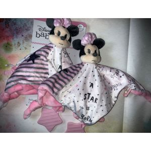 Doudou Minnie Mouse Disney A Star Is Born Lot De Deux Doudous Jouets B&eacute;b&eacute; Naissance Comforter Mouse Baby - Neuf