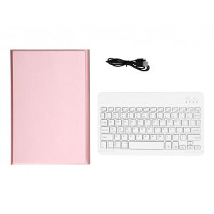 Clavier sans fil J706FTPU detachable avec housse en cuir synthetique pour tablette Lenovo/Tab Pro 11,5 pouces (or rose) - Neuf