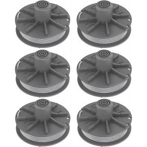 6 Spools of Line for Gardena 5307-20,Easycut 400 Item 8846,EasyCut 400/25 Item 9807,ComfortCut450 Art.8847 - Neuf