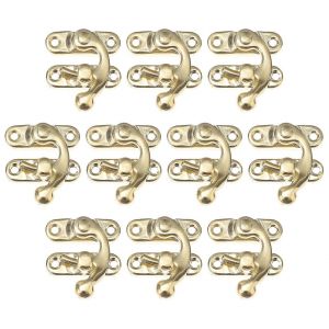 Lot de 10 charni&egrave;res &agrave; ressort en fer pour bo&icirc;tes en bois et bo&icirc;tes &agrave; outils - Neuf