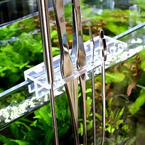 Hjlian Support De Rangement En Acrylique Transparent Pour Outils D'entretien Des Plantes Aquatiques D'aquarium (S) - Neuf