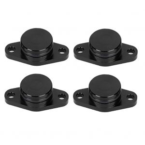 Kit de 4 volets de turbulence de moteur de 22 mm avec joints en caoutchouc pour E87 120d (noir) - Neuf