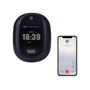 Traceur GPS 4G pour enfants et personnes &acirc;g&eacute;es avec &eacute;cran tactile et fonction SOS - Neuf