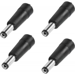 4 pi&egrave;ces Adaptateur Secteur CC 5.5x2.1mm m&acirc;le &agrave; 4.0x1.7mm Femelle Prise &eacute;lectrique Adaptateur convertisseur - Neuf
