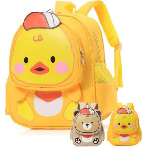 Cartable Scolaire Maternelle Sac à Dos Mignon Bagages Enfant Sac à Dos, Cadeau Bebe Mini Sac à Dos Teddy, Sac D'école avec un Joli Dessin D'animal, Sac à Dos Bébé Crèche - Neuf