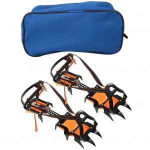1 Paire De Crampons A Ressort A 12 Dents Pour Chaussures De Ski Antiderapantes Et Accessoires - Neuf