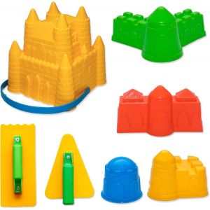 Kal-Lot De 7 Jouets De Plage,Comprend Des Moules De Plage, Des Châteaux, Des Moules De Sable, Un Seau De Plage, Des Jeux De Plein Air, Des Accessoires De Plage Amusants Pour Garçons Et Filles - Neuf