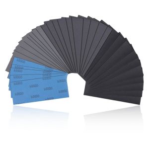 30pièces Papier De Verre Fin,Poncer Poncage À Abrasif Sandpaper Feuille Toile Emeri Ponceuse,Bois Disque Polir Brillants Detail Grain,Machine Metal Meulage Platre Polissage,Pour Voiture Carrosserie - Neuf