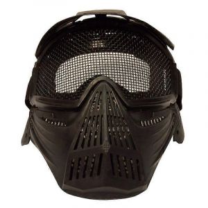 Hommes Face Cover Extérieur Chasse Tactique Airsoft Pro Masque Complet Avec Protection De Lunettes En Métal De Sécurité - Neuf