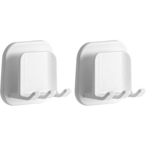 Porte Brosse à Dents,Support Brosse a Dent Electrique,Porte Brosse à Dents Mural Auto-adhésif,Porte Brosse à Dents Electrique Rangement Brosse a Dent étanche Accessoire Salle de Bain (2pcs) - Neuf