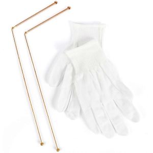 2PCS Baguettes de divination + Pendule de radiesth&eacute;sie + Tapis de divination - Neuf