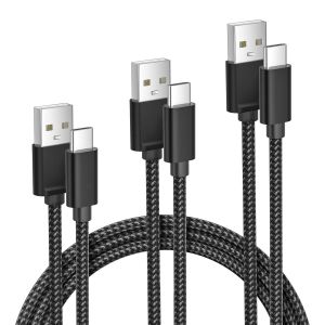 Cable Chargeur iPhone 17 16 Pro Max 0.5/1/2M,Cable USB-A vers Type C,Cordon Charger Alimentation Carplay Voiture Rapide pour Apple 16e 15,AirPods 3,iPad Air 4 5 Mini 6 7,Samsung Galaxy S25,S24 - Neuf