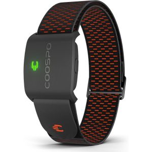 Ulteronixshop-COOSPO HW9 Fr&eacute;quence Cardiaque Brassard Bluetooth 5.0 Ant+ et capteur LED Smart HRM, Cardiofr&eacute;quencem&egrave;tre Bracelet IP67 &Eacute;tanche, Compatible avec Wahoo Zwift Strava Elite HRV - Neuf