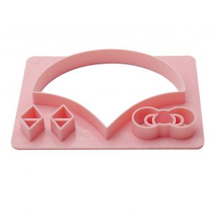 Hjlian Moule A Gateau En Plastique En Forme D'animal Mignon Pour Muffins, Gateaux De Lune, Tarte A La Citrouille Et Au Chocolat, Rose - Neuf
