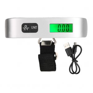 Balance de voyage portable Ocs-13 50 kg/110 lb, electronique, avec ecran LCD numerique - Neuf