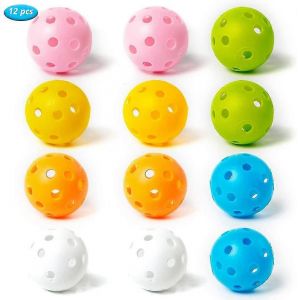 Balle De Pratique De Golf Air Flow Hollow Practice Balles De Golf 40mm En Plastique Balles De Golf Pour Swing Practice Driving Range Home Jeux De Golf En Plein Air - Neuf