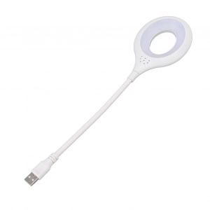 HJLIAN Lampe de lecture USB a LED flexible, protection des yeux, lumiere blanche, plug and play, col de cygne, pour ordinateur portable - Neuf