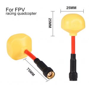 Lot de 4 antennes FPV omnidirectionnelles 5,8 G pour drone quadricoptere, trou interieur - Neuf