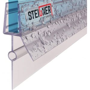 Joint de douche pour paroi en verre,87cm,vitre 7/8 mm,joint d'étanchéité PVC droit pour les cabines de douche réctangulaires,UK22-08 - Neuf