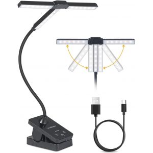 Blazeflux-Lampe De Pupitre Ursamajor 51 Led Rechargeable Pliable 4 Couleurs 3 Luminosites Ideale Musicien Artiste Lecture - Neuf