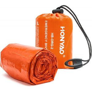 Eryi-Sac De Couchage De Survie, Sac De Couchage D'urgence, Bivvy De Survie Léger Camping En Plein Air Randonnée Sac De Couchage De Survie, Bivvy De Survie Léger Camping En Plein Air Randonnée - Neuf