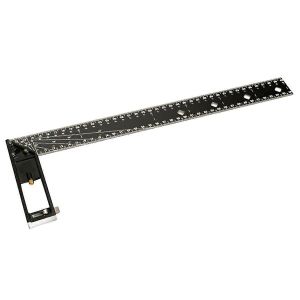 Règle multifonctionnelle à angle droit 45/90Degree Règle d'angle de trou 40cm - Neuf