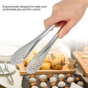 (S)5pcs Multifonction En Acier Inoxydable Nourriture Pince Pain Steak Salade - Neuf