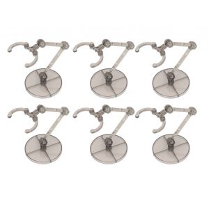 10 ensembles de supports de poupée, supports d'exposition, Support de figurine d'action, Mini cadre de Support de poupée Compatible pour les modèles de 6 pouces, noir translucide - Neuf
