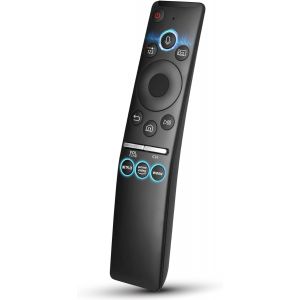 Remplacement Vocal de la télécommande Samsung-Smart-TV,Compatible avec Tous Les téléviseurs Samsung dotés d'une Fonction vocale,avec Boutons de Raccourci - Neuf