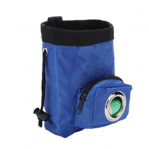 Hjlian Sac De Recompense Pour Chien, Pochette De Ceinture Portable Oxford Avec Sacs Poubelle (Bleu) - Neuf