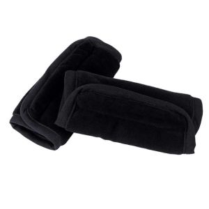 Protege-Ceintures De Securite Pour Siege Auto (1 Paire), Protege-Sieges Bebe, Protege-Epaules Pour Poussette, Housse De Ceinture Souple Pour Tous Les Sieges Auto, Noir - Neuf