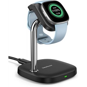 Watch Chargeur Pour Fitbit Versa 4/Versa 3/Sense 2/Sense,Station De Charge Magn&eacute;tique Rapide Pour Fitbit Versa 4/Fitbit Versa 3/Fitbit Sense 2/Fitbit Sense,505fb - Neuf