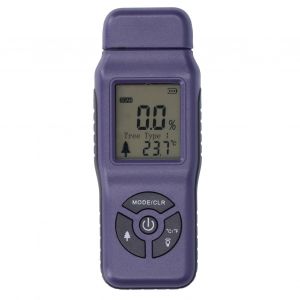 HJLIAN Testeur d'humidite numerique portable LCD pour bois et bois (violet) - Neuf