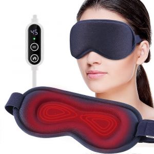 Vibration Électrique Masseur Oculaire Masque Pour Les Yeux Chauffé Sans Fil Soulager La Fatigue Oculaire Cernes Masque De Sommeil De Soulagement De La Fatigue Oculaire Sèche - Neuf