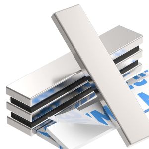 Meimie-Aimants Puissants,60x10x3mm | 4 Pièces Aimant Autocollant Magnet,Aimant Plat,Aimant Neodyme Super Puissant Pour Bricolage,Bureau,La Cuisine Et L'entrepôt - Neuf