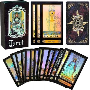 78 Pi&egrave;ces Tarot Deck,Future Jeu De La Vente Dans La Bo&icirc;te Color&eacute;e,Cartes De Tarot - Neuf