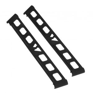 2 Pcs Camping Rack Boucle Lat&eacute;rale Noir Nylon Mat&eacute;riel Portable Ext&eacute;rieur Vaisselle &Eacute;tag&egrave;re Boucle Lat&eacute;rale Pour Placement L - Neuf