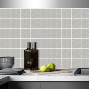 Eryi-32 X Feuilles Mural Stickers Carrelage 2d Imperméables Carreau De Ciment Adhesif, Autocollants Carreaux Dosseret Pour Cuisine, Salle De Bain La Décoration À La Maison / 10 X 10 Cm / T1061 - Neuf