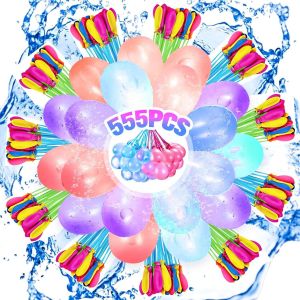KAL-555 Pièces Ballon D'Eau À Fermeture Automatique, Ballons À Eau Colorés, Remplissage Rapide De Bombe A Eau Pour Piscines Plages - Neuf