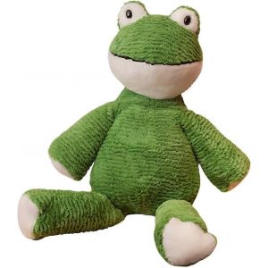 Grenouille endormie en peluche, adorable jouet en peluche, grenouille verte douce, a caliner avec un tissu moelleux, 14' (uniquement pour les 14 ans et plus) - Neuf