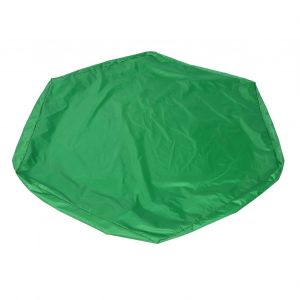 Couverture de bac &agrave; sable hexagonale Bac &agrave; sable Couverture de jouets de sable Couverture de piscine &eacute;tanche avec cordon de serrage pour jardin ext&eacute;rieur vert - Neuf