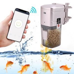 Hjlian Distributeur D'eau Intelligent Sans Fil Wi-Fi Pour Aquarium (Rose) - Neuf