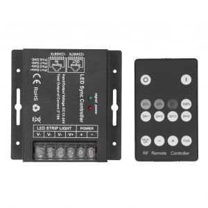 HJLIAN Telecommande tactile LED, variateur d'intensite sans fil RF monochrome pour bande lumineuse LED, DC12-24 V - Neuf