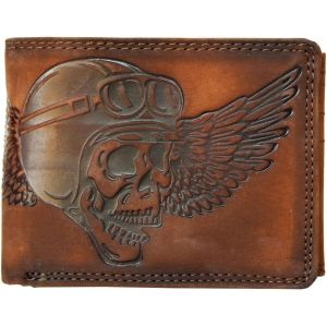 Senior-Portefeuille En Cuir Naturel Avec Protection Des Donn&eacute;es (Rfid), Marron[L763] - Neuf