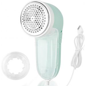 MEVRONISSHOP-Rasoir Anti Bouloche, Bouloche Appareil avec Trous 3 Tailles sur Grille, Lame en Acier Inoxydable &agrave; 3 Lames, Tondeuse Bouloche Vetement pour V&ecirc;tements, Couverture, Pull, Canap&eacute;, Fibre - Neuf