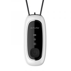 Portable Purificateur d'Air Collier, Petit Purificateur d'Air, Rechargeable Ioniseur, pour la Chambre à coucher, Voiture et Avion, Accroché au Cou Purificateur d'Air Collier, Puri - Neuf